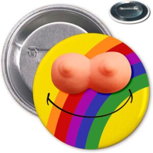 12 CHAPAS SONRISAS ARCOIRIS TETITAS
