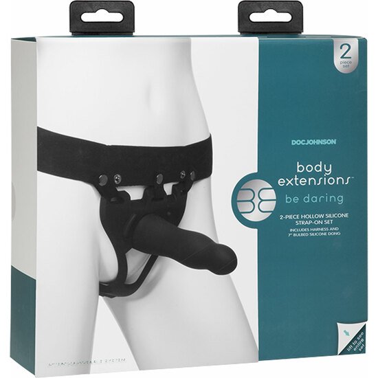 BODY EXTENSIONS BE DARING - JUEGO ARNÉS Y ACCESORIO , NEGRO - Imagen 2