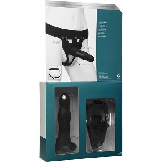 BODY EXTENSIONS BE DARING - JUEGO ARNÉS Y ACCESORIO , NEGRO - Imagen 3