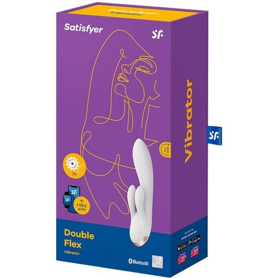 SATISFYER DOUBLE FLEX CONNECT - BLANCO - Imagen 2