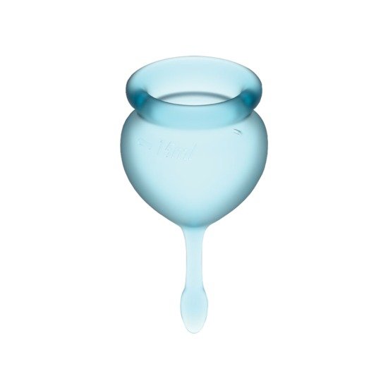 SATISFYER FEEL GOOD COPA MENSTRUAL - AZUL - Imagen 2