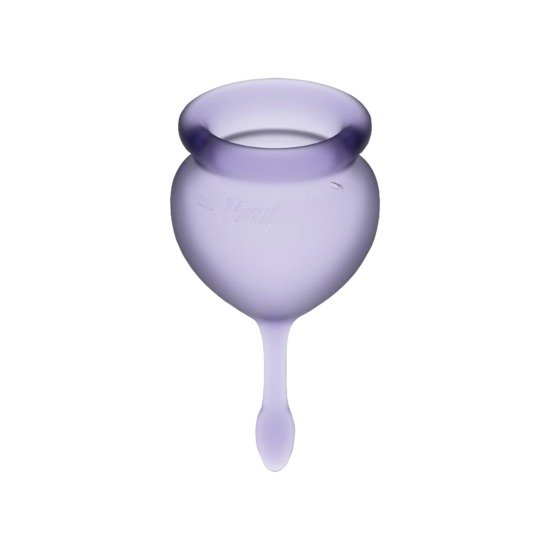 SATISFYER FEEL GOOD COPA MENSTRUAL - MORADO - Imagen 2