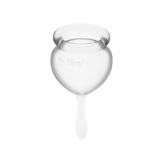 SATISFYER FEEL GOOD COPA MENSTRUAL - TRANSPARENTE - Imagen 2