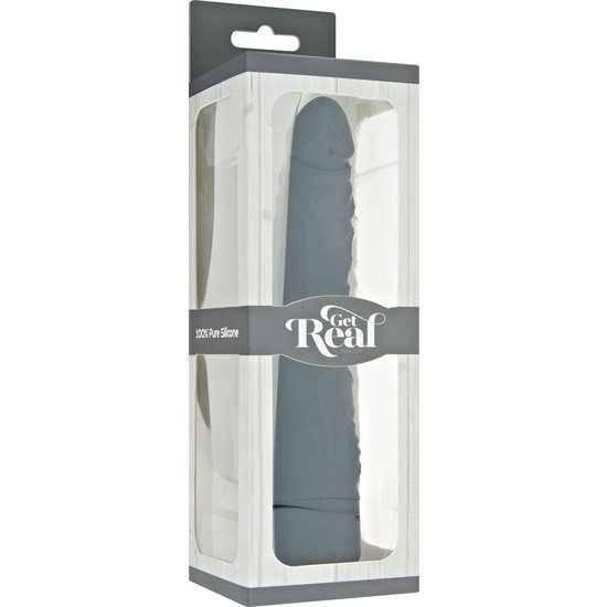 GET REAL CLASSIC SLIM VIBRADOR NEGRO - Imagen 2