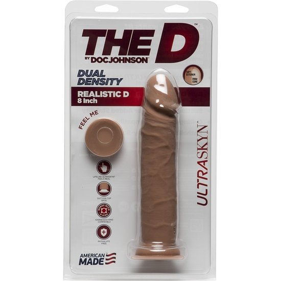 DILDO ULTRASKYN 20.32 CM - CARAMELO - Imagen 2