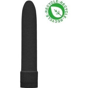 14 CM VIBRADOR - BIODEGRADABLE - BLACK