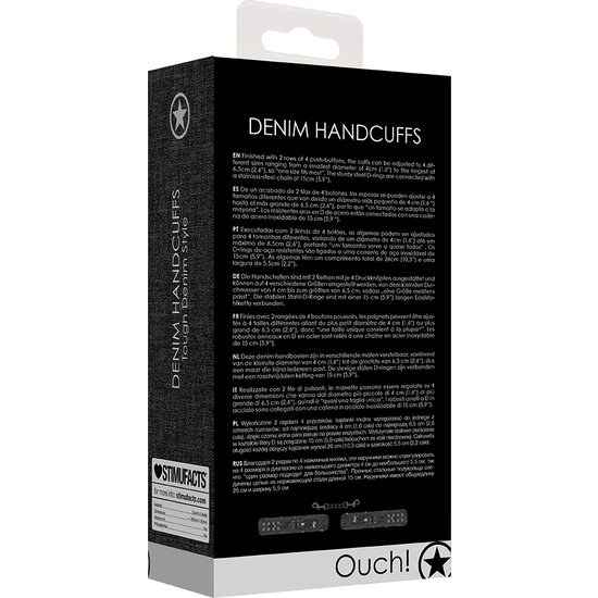 OUCH! ESPOSAS DENIM - NEGRO - Imagen 3