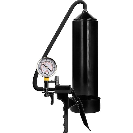 BOMBA PARA PRINCIPIANTES ÉLITE CON MEDIDOR PSI - NEGRO