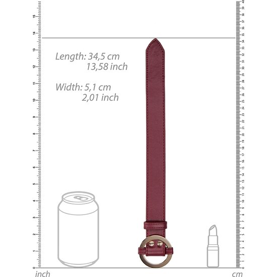 OUCH HALO - WRIST & ANKLE CUFFS - BURDEOS - Imagen 4