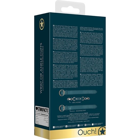 OUCH HALO - WRIST & ANKLE CUFFS - VERDE - Imagen 3