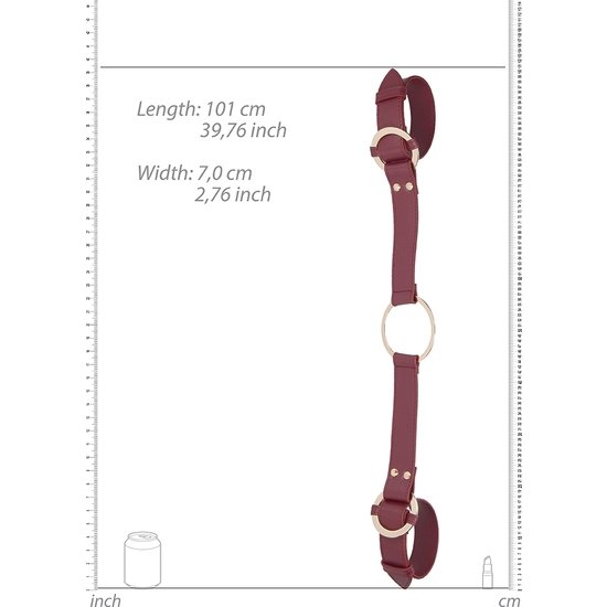 OUCH HALO - HANDCUFF WITH CONNECTOR - BURDEOS - Imagen 4