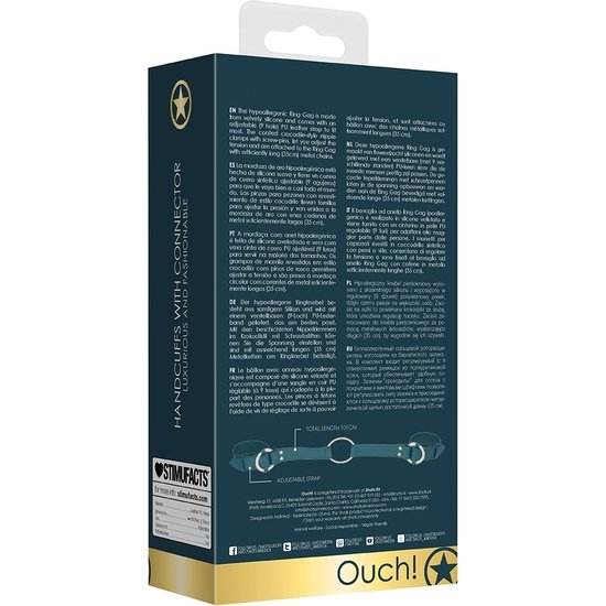 OUCH HALO - HANDCUFF WITH CONNECTOR - VERDE - Imagen 3