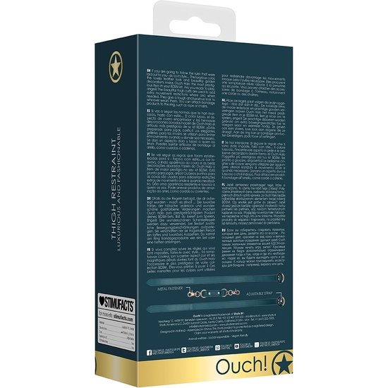 OUCH HALO - THIGH CUFFS - VERDE - Imagen 3