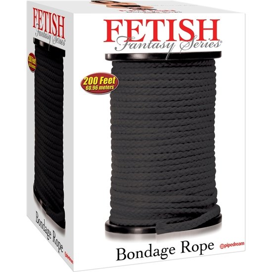 CUERDA DE BONDAGE 60 METROS - NEGRO - Imagen 2