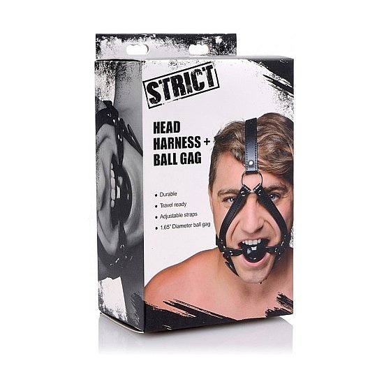 ARNÉS PARA LA CABEZA CON MORDAZA 3,8CM - Imagen 2