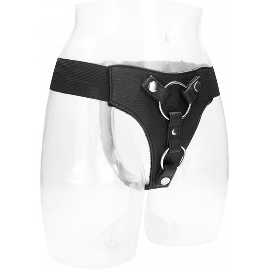 ARNÉS DE DOBLE PENETRACIÓN - NEGRO