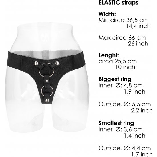 ARNÉS DE DOBLE PENETRACIÓN - NEGRO - Imagen 4