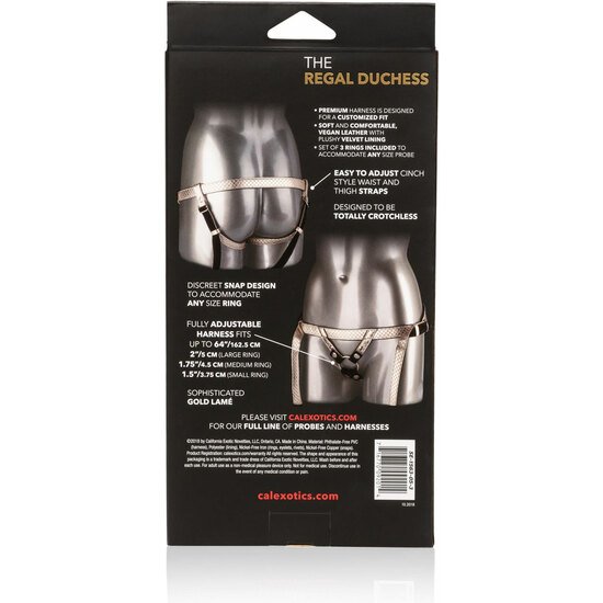 THE REGAL DUCHESS ARNÉS FEMENINO - DORADO - Imagen 3
