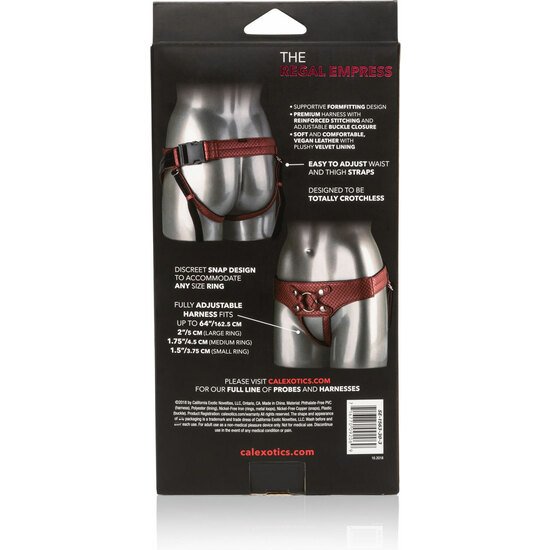 THE REGAL EMPRESS ARNÉS FEMENINO - ROJO - Imagen 3